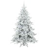 Sapin de Noël Artificiel à Branches Articulées Blanc 210 cm 543804543804