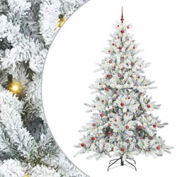 Sapin de Noël Artificiel à Branches Articulées Blanc 240 cm 543806543806