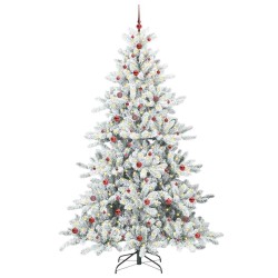 Sapin de Noël Artificiel à Branches Articulées Blanc 240 cm 543806543806