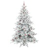 Sapin de Noël Artificiel à Branches Articulées Blanc 240 cm 543806543806