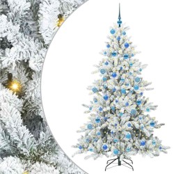Sapin de Noël Artificiel à Branches Articulées Blanc 180 cm 543807543807