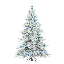 Sapin de Noël Artificiel à Branches Articulées Blanc 180 cm 543807543807