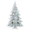 Sapin de Noël Artificiel à Branches Articulées Blanc 180 cm 543807543807