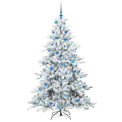Sapin de Noël Artificiel à Branches Articulées Blanc 180 cm 543807543807