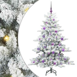 Sapin de Noël Artificiel à Branches Articulées Blanc 150 cm 543808543808
