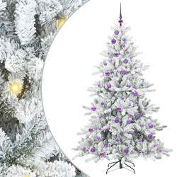 Sapin de Noël Artificiel à Branches Articulées Blanc 180 cm 543809543809