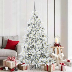 Sapin de Noël Artificiel à Branches Articulées Blanc 180 cm 543810543810
