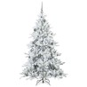 Sapin de Noël Artificiel à Branches Articulées Blanc 180 cm 543810543810
