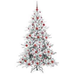 Sapin de Noël Artificiel à Branches Articulées Blanc 180 cm 543811543811