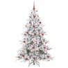 Sapin de Noël Artificiel à Branches Articulées Blanc 180 cm 543811543811