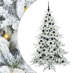 Sapin de Noël Artificiel à Branches Articulées Blanc 180 cm 543812543812