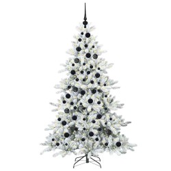 Sapin de Noël Artificiel à Branches Articulées Blanc 180 cm 543812543812