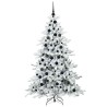 Sapin de Noël Artificiel à Branches Articulées Blanc 180 cm 543812543812