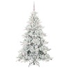 Sapin de Noël Artificiel à Branches Articulées Blanc 180 cm 543813543813