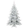 Sapin de Noël Artificiel à Branches Articulées Blanc 210 cm 543814543814