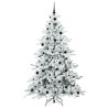 Sapin de Noël Artificiel à Branches Articulées Blanc 210 cm 543815543815