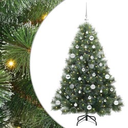Sapin de Noël artificiel avec 150 LED Vert 150 cm PE et PVC 543826543826