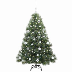 Sapin de Noël artificiel avec 150 LED Vert 150 cm PE et PVC 543826543826