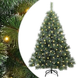 Sapin de Noël artificiel avec 150 LED Vert 150 cm PE et PVC 543829543829