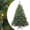 Sapin de Noël artificiel avec 150 LED Vert 150 cm PE et PVC 543829543829