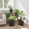 Pots de plantes 24 pcs Noir Ø 34 x 28 cm Plastique 543839543839