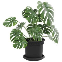 Pots de plantes 24 pcs Noir Ø 15 x 12 cm Plastique 543847543847