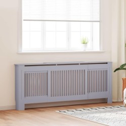 Cache-Radiateur 2 pcs Gris 205 x 20,5 x 81,5 cm 543853543853