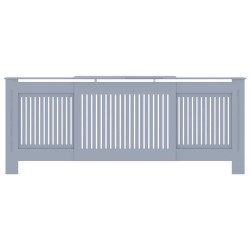 Cache-Radiateur 2 pcs Gris 205 x 20,5 x 81,5 cm 543853543853