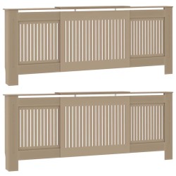 Cache-Radiateur 2 pcs Naturel 205 x 20,5 x 81,5 cm 543854543854