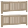 Cache-Radiateur 2 pcs Naturel 205 x 20,5 x 81,5 cm 543854543854