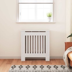 Cache-Radiateur 2 pcs Blanc 78 x 19 x 81,5 cm Bois d'ingénierie 543855543855