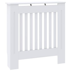 Cache-Radiateur 2 pcs Blanc 78 x 19 x 81,5 cm Bois d'ingénierie 543855543855