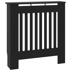 Cache-Radiateur Noir 78 x 19 x 81,5 cm Bois d'ingénierie 543856543856