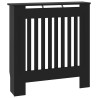 Cache-Radiateur Noir 78 x 19 x 81,5 cm Bois d'ingénierie 543856543856