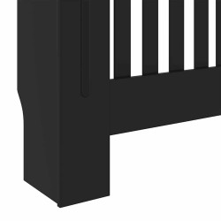 Cache-Radiateur Noir 78 x 19 x 81,5 cm Bois d'ingénierie 543856543856