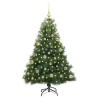 Sapin de Noël artificiel avec 150 LED Vert 150 cm PE et PVC 543859543859