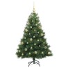 Sapin de Noël artificiel avec 150 LED Vert 150 cm PE et PVC 543859543859