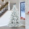 Sapin de Noël Artificiel à Branches Articulées Blanc 240 cm 543860543860