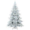 Sapin de Noël Artificiel à Branches Articulées Blanc 240 cm 543860543860