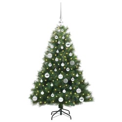 Sapin de Noël artificiel avec 150 LED Vert 120 cm PE et PVC 543861543861