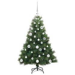 Sapin de Noël artificiel avec 150 LED Vert 120 cm PE et PVC 543861543861