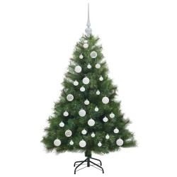 Sapin de Noël artificiel avec 150 LED Vert 120 cm PE et PVC 543863543863