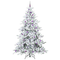Sapin de Noël Artificiel à Branches Articulées Blanc 240 cm 543864543864