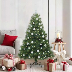 Sapin de Noël artificiel avec 150 LED Vert 150 cm PE et PVC 543867543867
