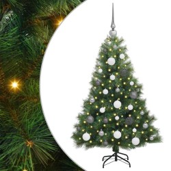 Sapin de Noël artificiel avec 150 LED Vert 120 cm PE et PVC 543868543868