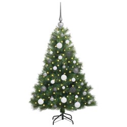 Sapin de Noël artificiel avec 150 LED Vert 120 cm PE et PVC 543868543868