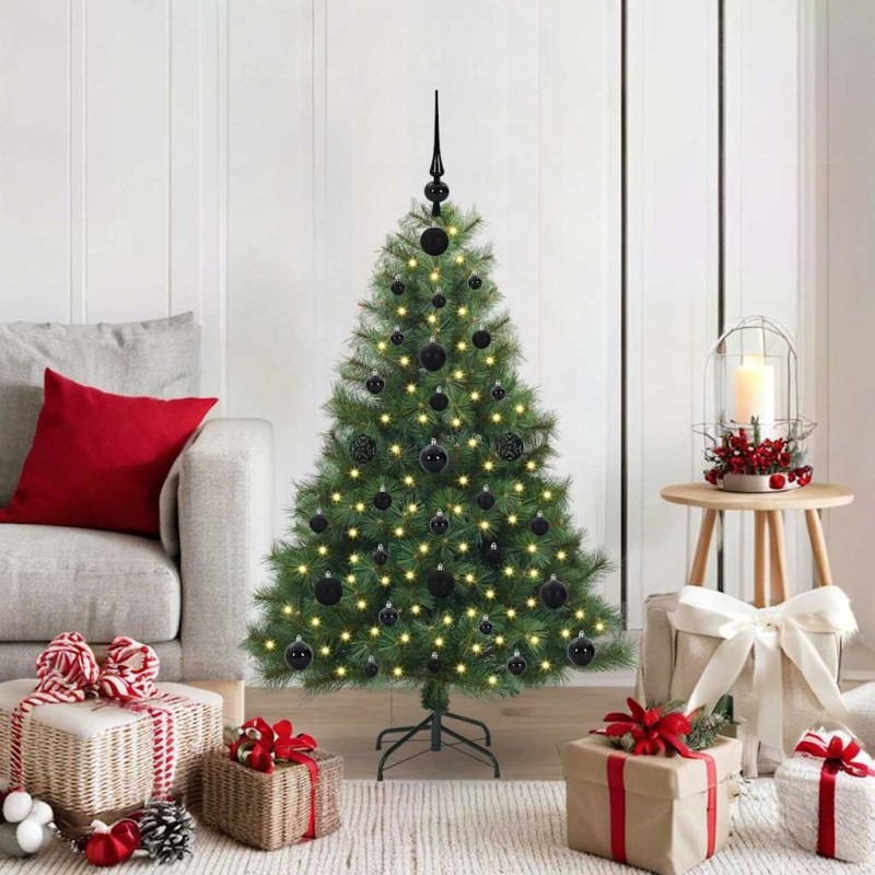 Sapin de Noël artificiel avec 150 LED Vert 120 cm PE et PVC 543869543869