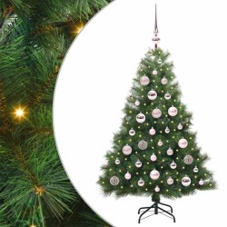 Sapin de Noël artificiel avec 150 LED Vert 120 cm PE et PVC 543870543870