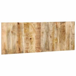  Tête de lit 140 cm bois de manguier brut massif 