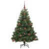 Sapin de Noël artificiel avec 150 LED Vert 120 cm PE et PVC 543871543871